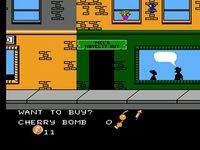 une photo d'Ã©cran de The Simpsons - Bart Vs The Space Mutants sur Nintendo Nes